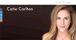 Desktop Screenshot of catiecarlton.com
